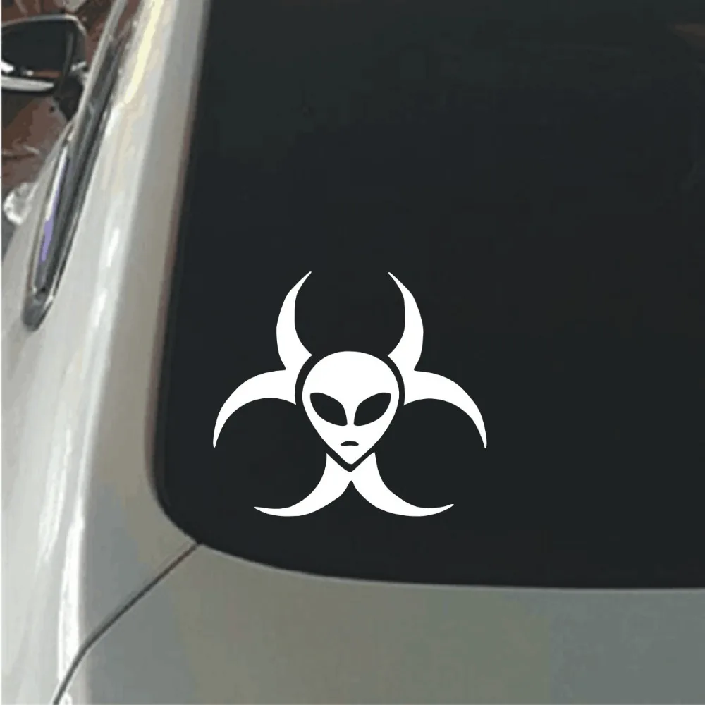 Забавные автомобиль персонализированные наклейки стикеры biohazard внеземной |