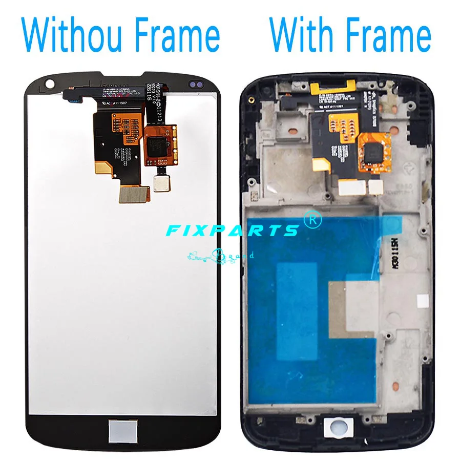 1280x768 для LG E960 Google Nexus 4 сенсорный ЖК экран с дигитайзером в сборе рамкой +