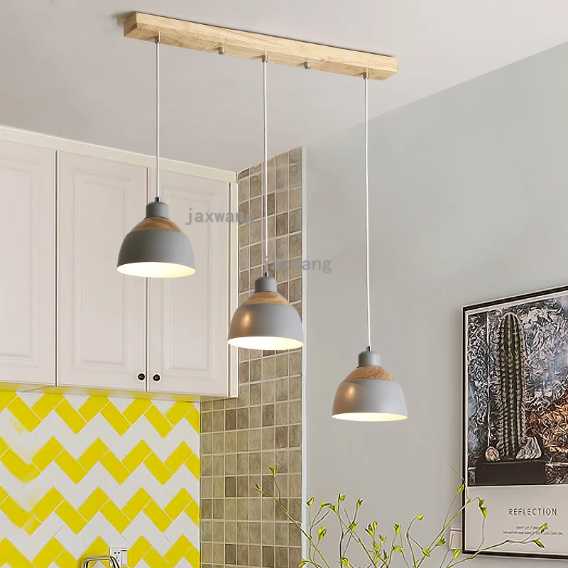 Nordic LED Pendant Lights Loft Decor Art Living Room Hanglamp Restaurant Bar Simple Children's Bedroom De Lustre Suspension | Лампы и