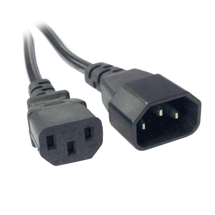 6 футов 1 8 м Папа к женскому ПК удлинитель кабеля провода IEC320 IEC 320 C13 C14|pc power|pc power