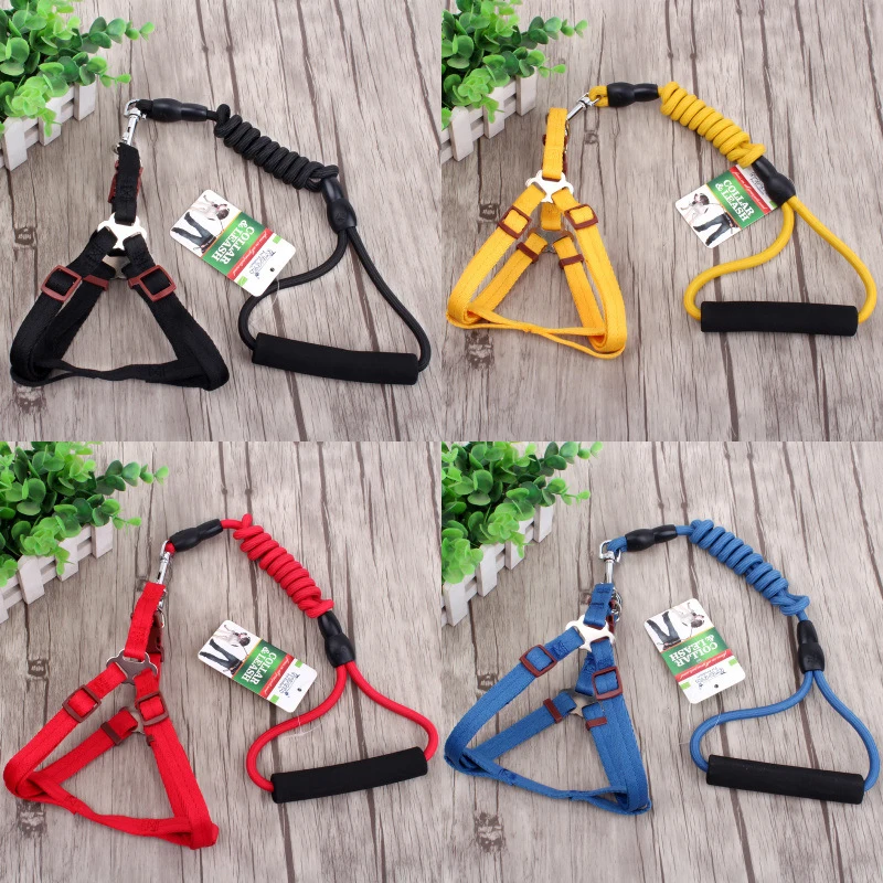 2016 Limited Горячие Продажа Твердые Собак Перро Ошейник Pet тягового Каната Жгут Тедди