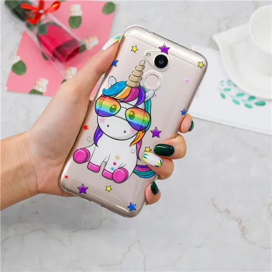 Мягкий силиконовый чехол 5," для huawei Honor 6A, чехол DLI-TL20, ТПУ, окрашенный защитный чехол на заднюю панель телефона для huawei Honor 6A, чехол - Цвет: 1