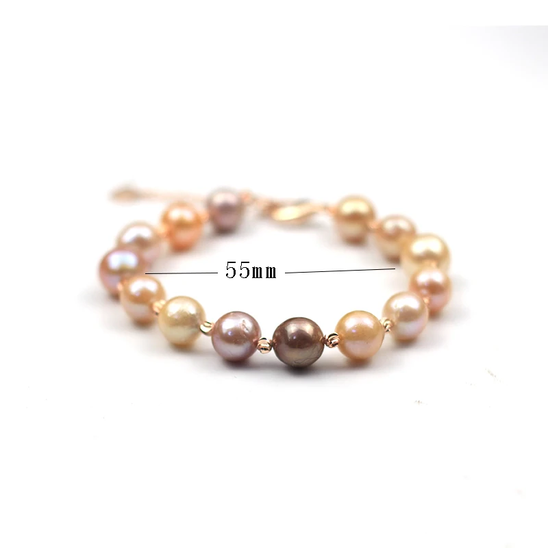 Браслет жемчуг Эдисон 9-10 мм из пресноводного жемчуга | Украшения и аксессуары