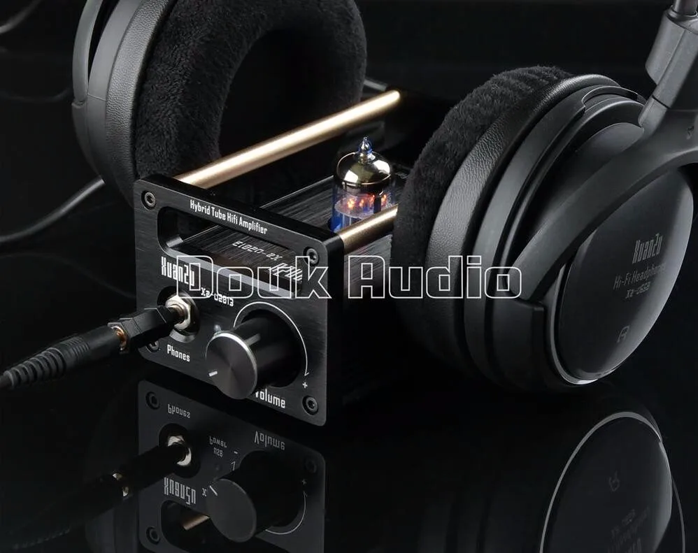 Douk аудио Гибридный класс A 6N11 ламповый усилитель/USB DAC/HiFi Предварительный усилитель