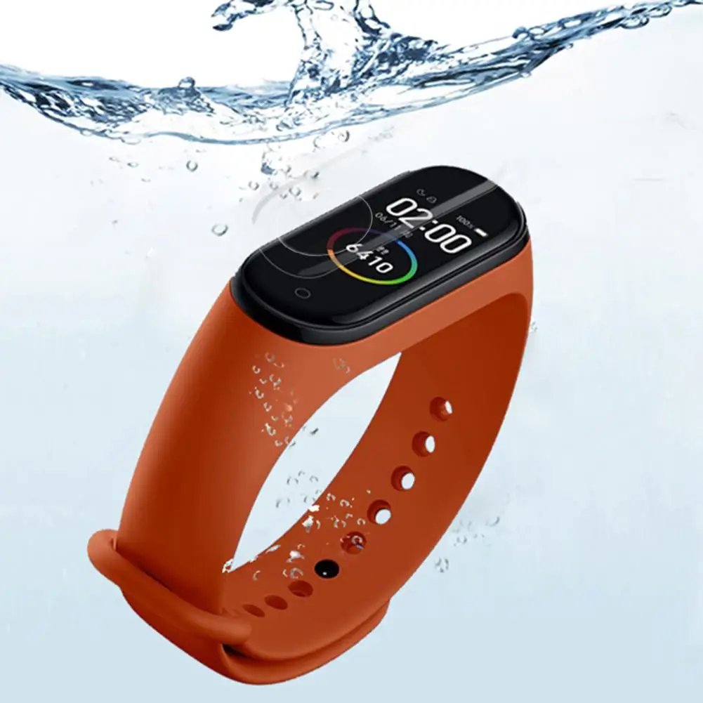 5 шт. Защитная пленка для экрана из пористого ТПУ Ультра прозрачная Xiaomi MiBand 4 смарт