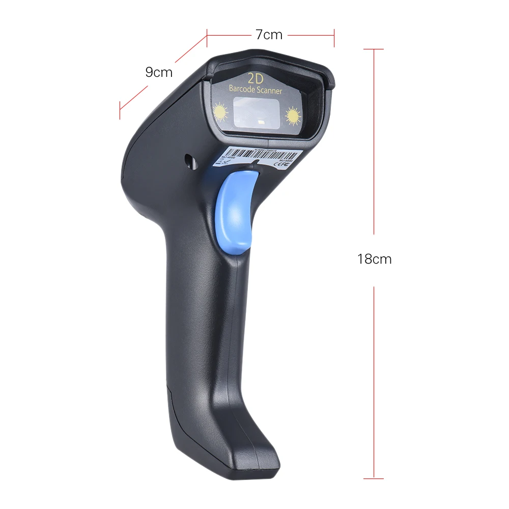 Беспроводной ручной сканер штрих кода 1D 2D 2 4 ГГц|bar code scanner|2d qrqr barcode |
