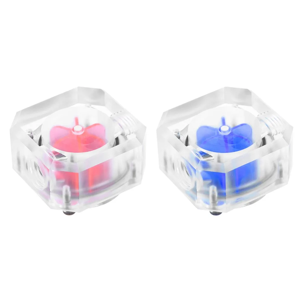 Аксессуары для ПК RGB G1/4 многоцветный светодиодный жидкостное охлаждение воды расходомер индикатор для системой водяного охлаждения