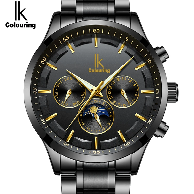 Мужские часы IK окрашенные Роскошные автоматические с автоподзаводом