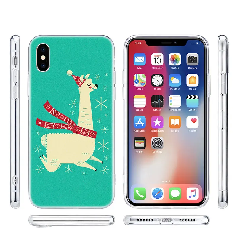 Хит продаж модный силиконовый чехол с ламой-альпакой для Apple iPhones 11 Pro XS Max X XR 7 8 6 6s