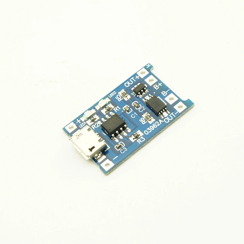 TP4056 Micro USB 5 V 1A 18650 Литий Батарея Защитная панель для зарядки Зарядное устройство