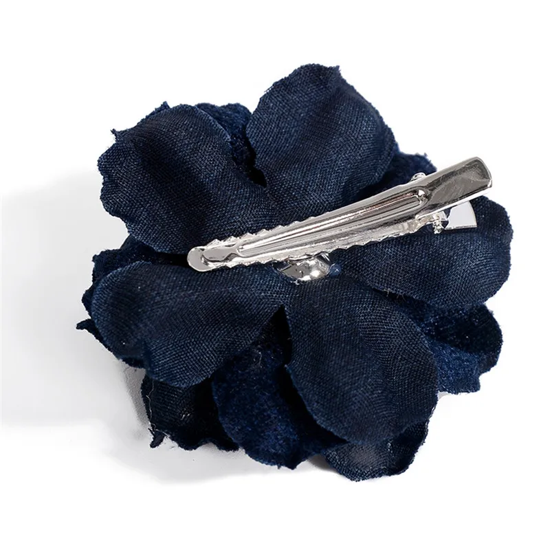 2 Pcs Imitation Pearls Rose Flower Hairpin Clips Headwear Bridal Hair Accessory Jewelry 16 Colors tiara de noiva | Украшения и