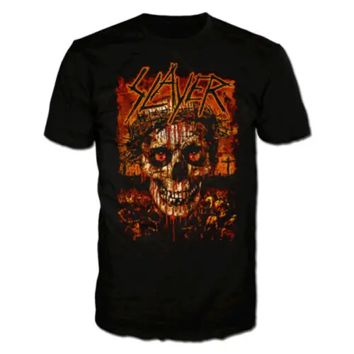 Slayer коронован череп рубашка SML XL XXL трэш Футболка официальный футболка