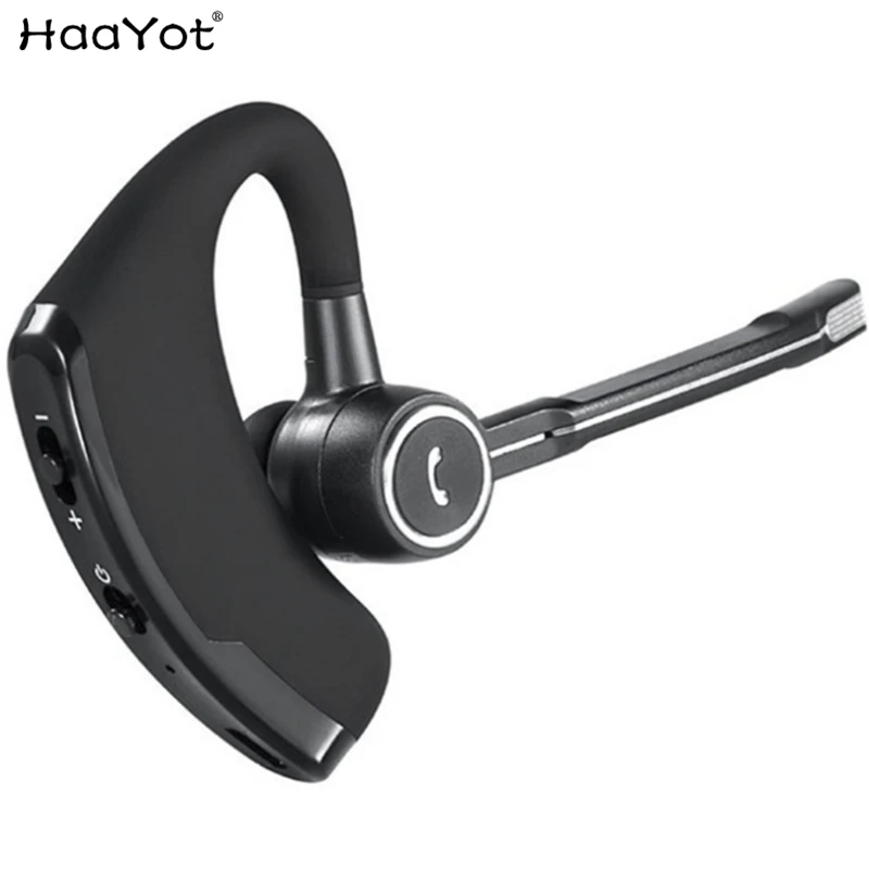 HAAYOT беспроводные Bluetooth бизнес наушники Handsfree для вождения гарнитура с микрофоном