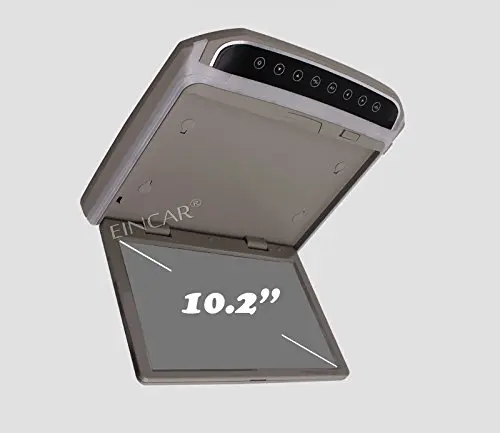 EinCar серый 10 2 дюймов Автомобильный монитор Поддержка fm-передатчик 1080P видео SD вход
