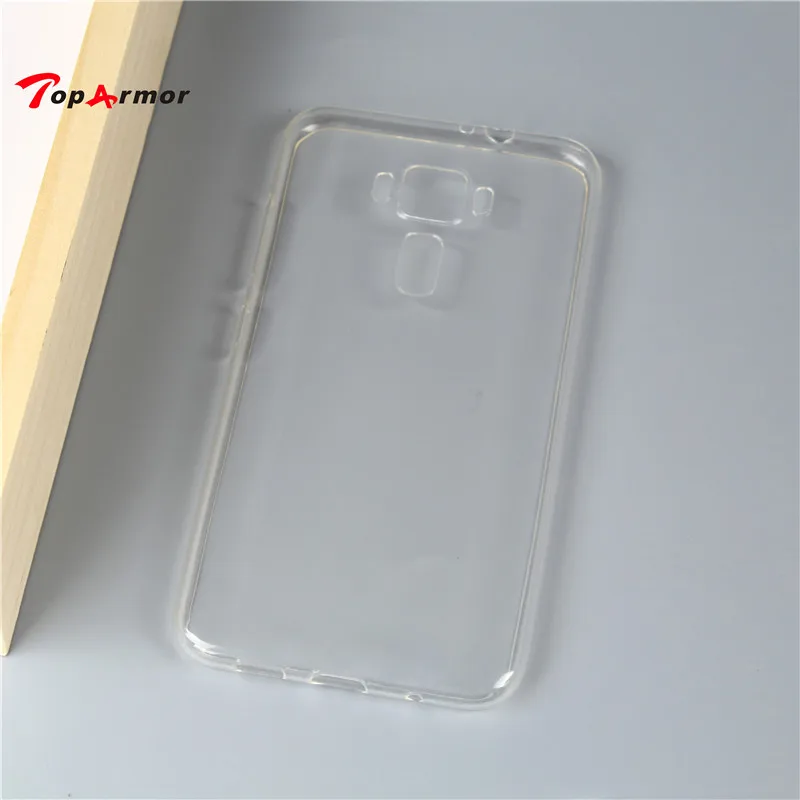TopArmor для Asus Zenfone 3 ZE520KL ультра тонкий прозрачный силиконовый мягкий TPU чехол