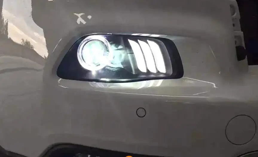 2016~2018 Car Styling for Cherokee Headlights HID canbus cherokee comanche commander Liberty tj head lamp | Автомобили и
