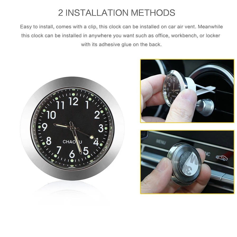 ONEVER автомобильный часы мини автомобиль вентиляционное отверстие Клип