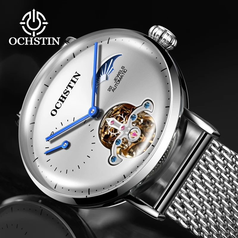 2019 Горячие OCHSTIN Для мужчин Tourbillon автоматические механические часы от топ бренда