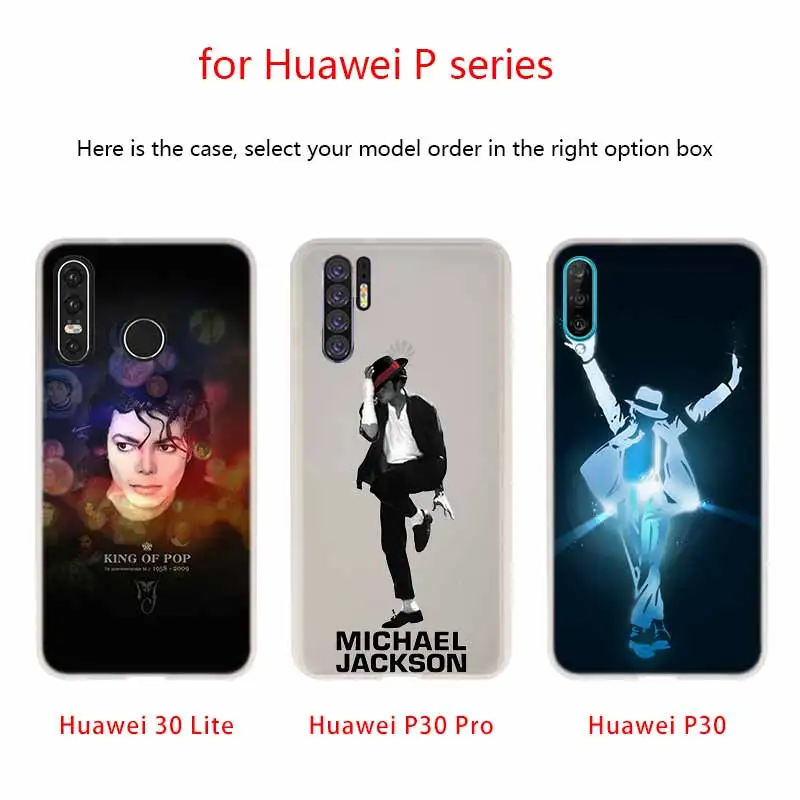 Силиконовый мягкий чехол Майкла Джексона для Huawei P50 P40 P10 P20 P30 Lite Pro P Smart Z 2020 2019 |