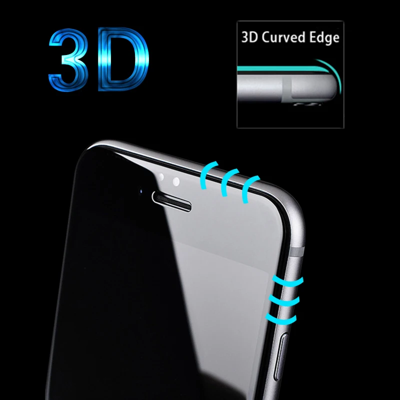 3D защитный коптер ударная защита для iPhone 7 6 8Plus 6S Plus ультра тонкая из закаленного