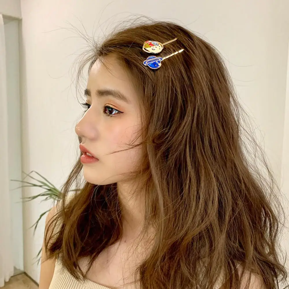 Женские волнистые заколки для волос 3 шт./компл. с эффектом капель звездное небо