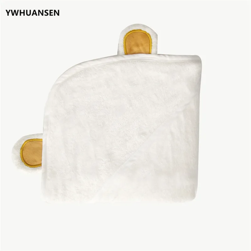 YWHUANSEN 90*90 см осенне-зимнее детское полотенце с капюшоном из бамбукового волокна