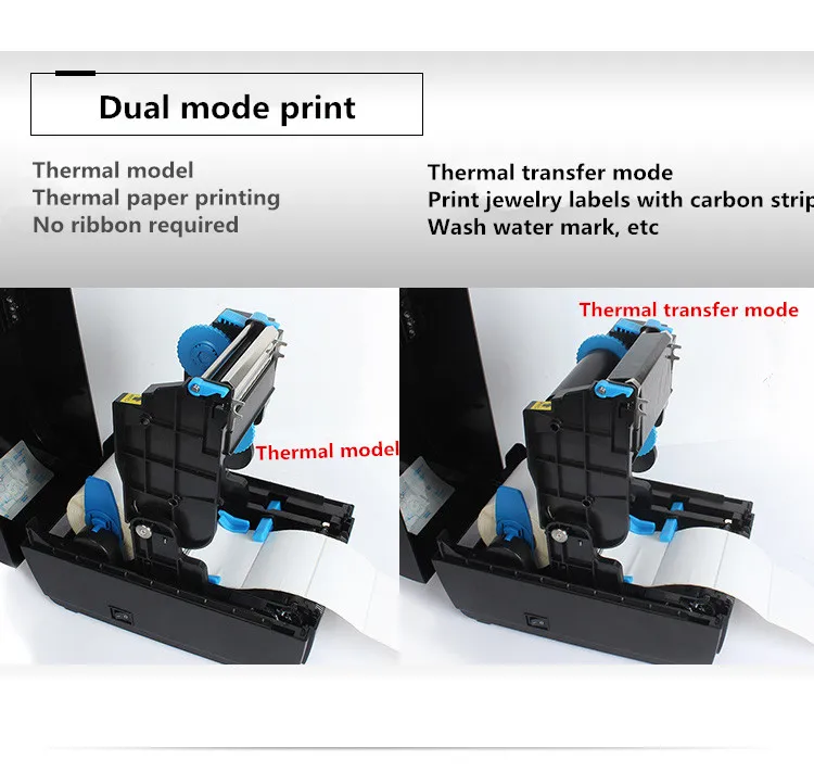 Новый GP9034T принтер штрих кода ювелирная этикетка двухмерный код одежда тег