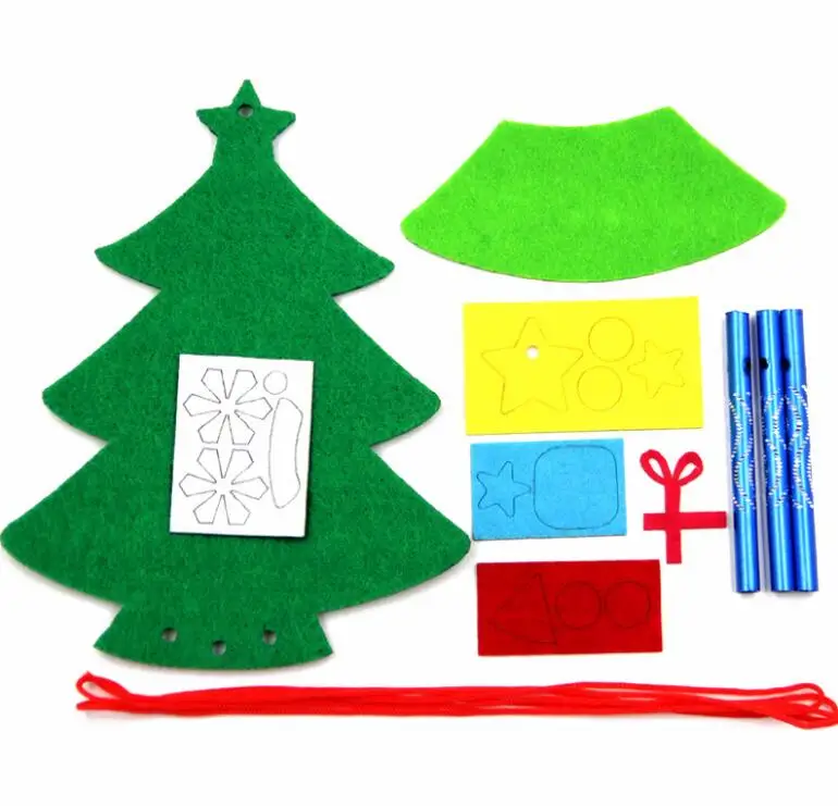 Детские DIY рождественские колокольчики, ветряные колокольчики, Обучающие игрушки, наборы для рукоделия, рождественские украшения, DIY ветряные колокольчики, ветряные колокольчики GYH