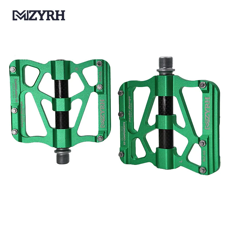 MZYRH X6 горный велосипед педали алюминиевый сплав 3 герметичные подшипники педали MTB велосипед углеродное волокно Большой протектор педали для велосипеда запчасти