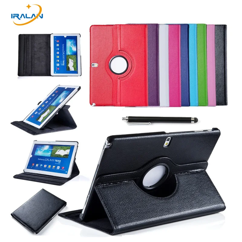 Чехол для планшета Samsung Galaxy Note 2014 Edition 10 1 дюйма P600 P605 Tab Pro T520 T525 360 Вращающийся чехол