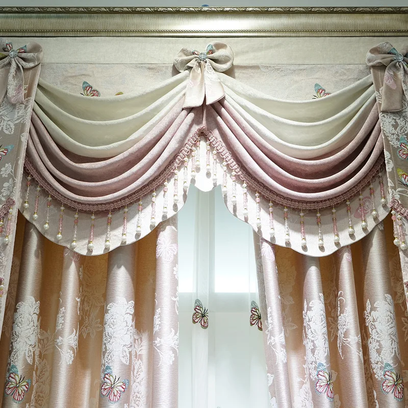 3D шторы с вышивкой для спальни роскошные высокоточные занавески девочек