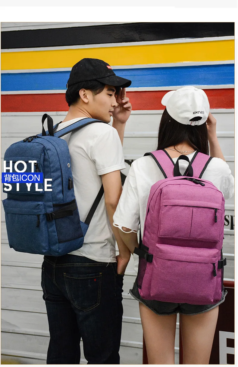 

2019 New Multi-function Charging USB Laptop Bag Backpack Computer Backpack Travel Casual Men and Women Student Bag PDZ131