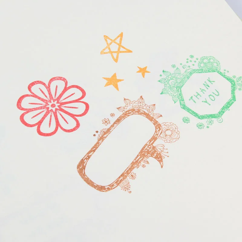 Горячая восемь листья травы прозрачный чистый силикон штамп/печать для DIY