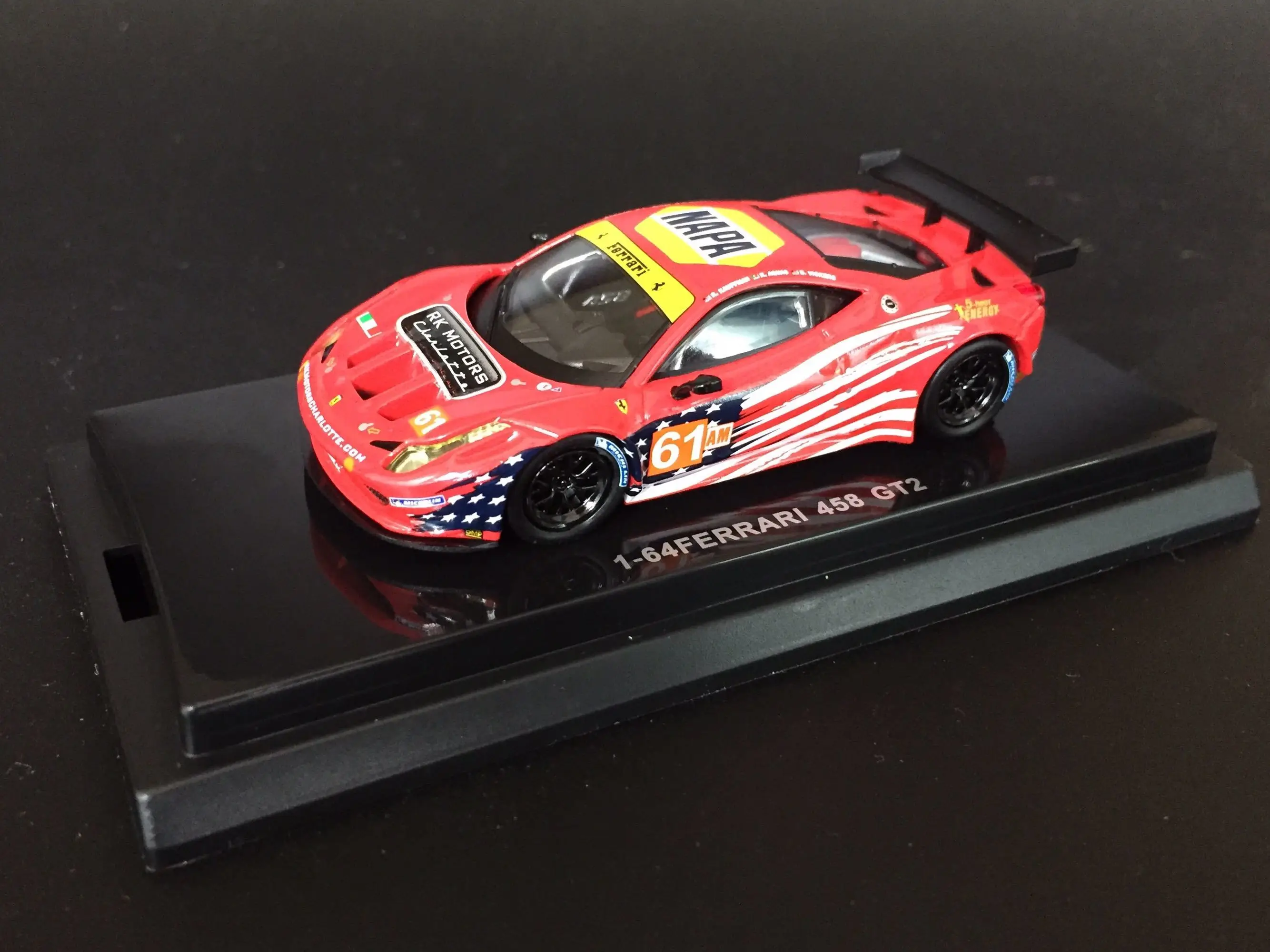 Редкий специальный литой металл 1/64 скорость GT 458 GT2 Le Mans Таблица дисплей Коллекция Модель
