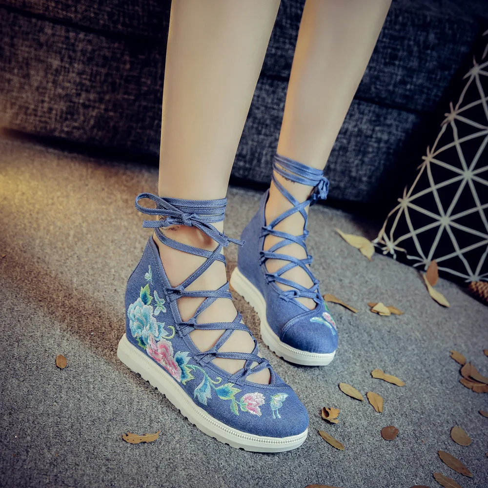Женские парусиновые туфли на плоской подошве с вышивкой|embroidered shoes women|embroidered