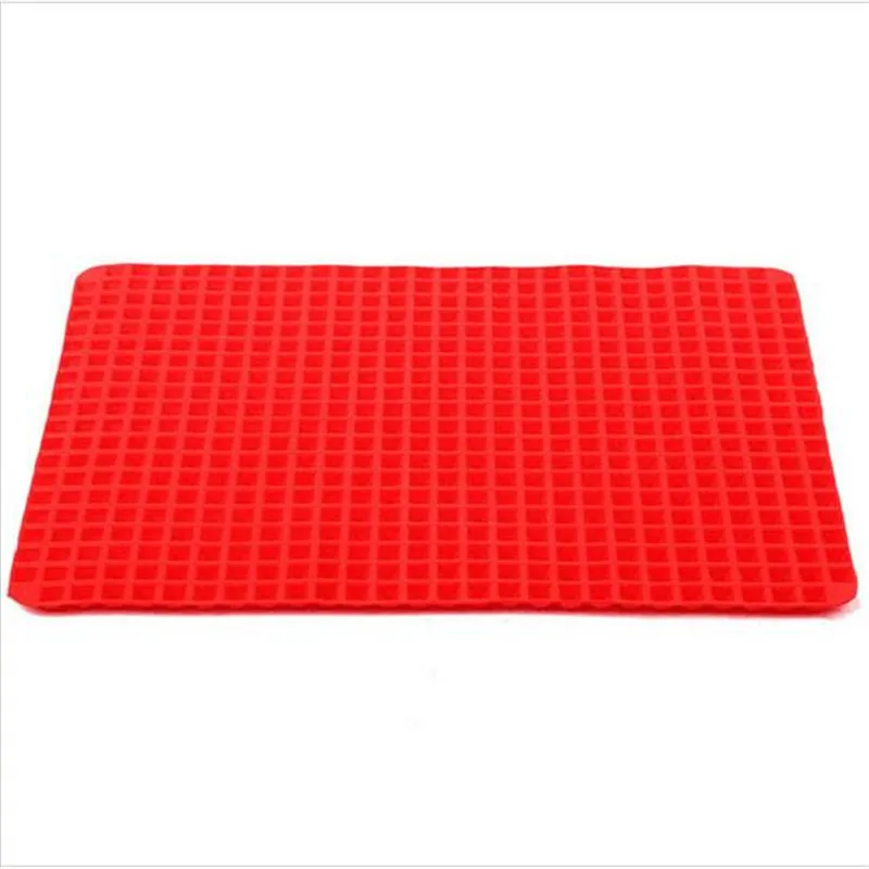 Красная силиконовая фотоформа в форме пирамиды кухонный коврик для духовки