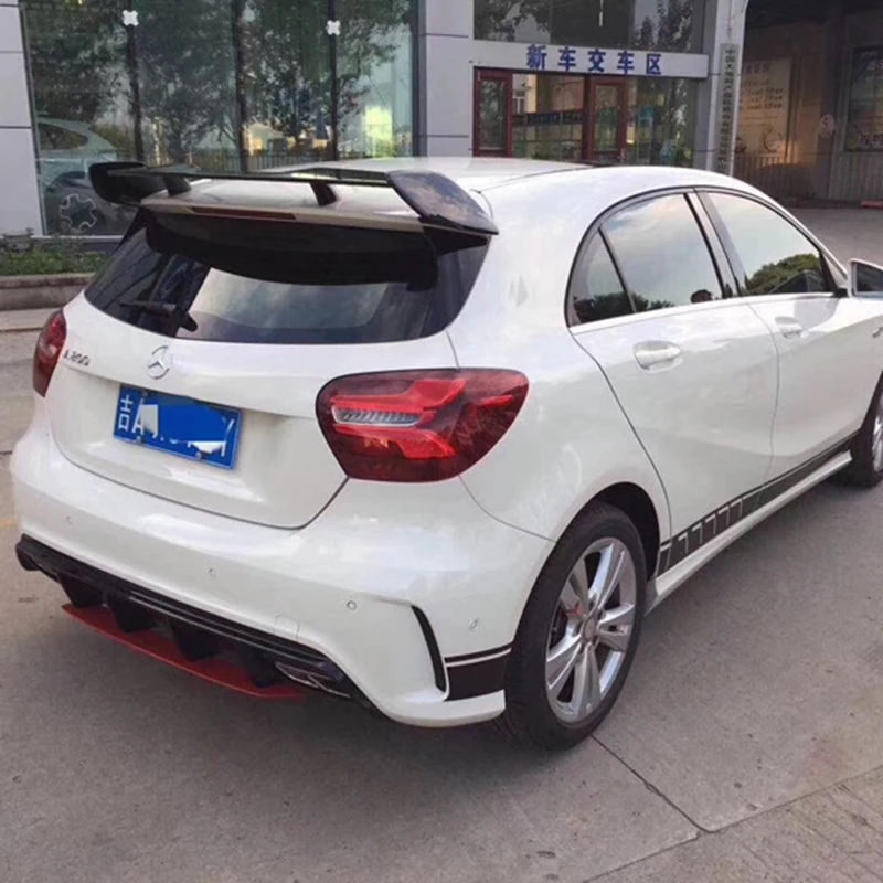 Для Mercedes Benz A класс W176 A160 A180 A200 A250 A45 AMG хэтчбек 5 дверей 2013- ABS Пластик задний спойлер крыло, крышка багажника