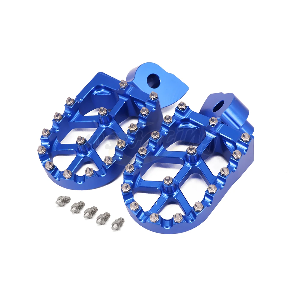 Мотоцикл заготовка MX широкие подножки педали для ног Husqvarna CR SM WR SMS WRE TC TE TXC TXCi 50 65 125