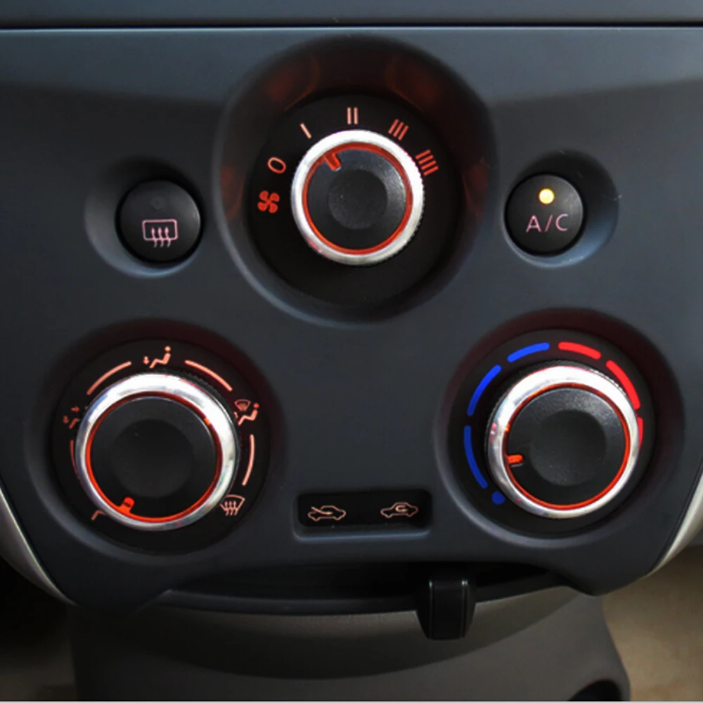 3 шт./компл. автомобильный Стайлинг переключатель контроля тепла кондиционера