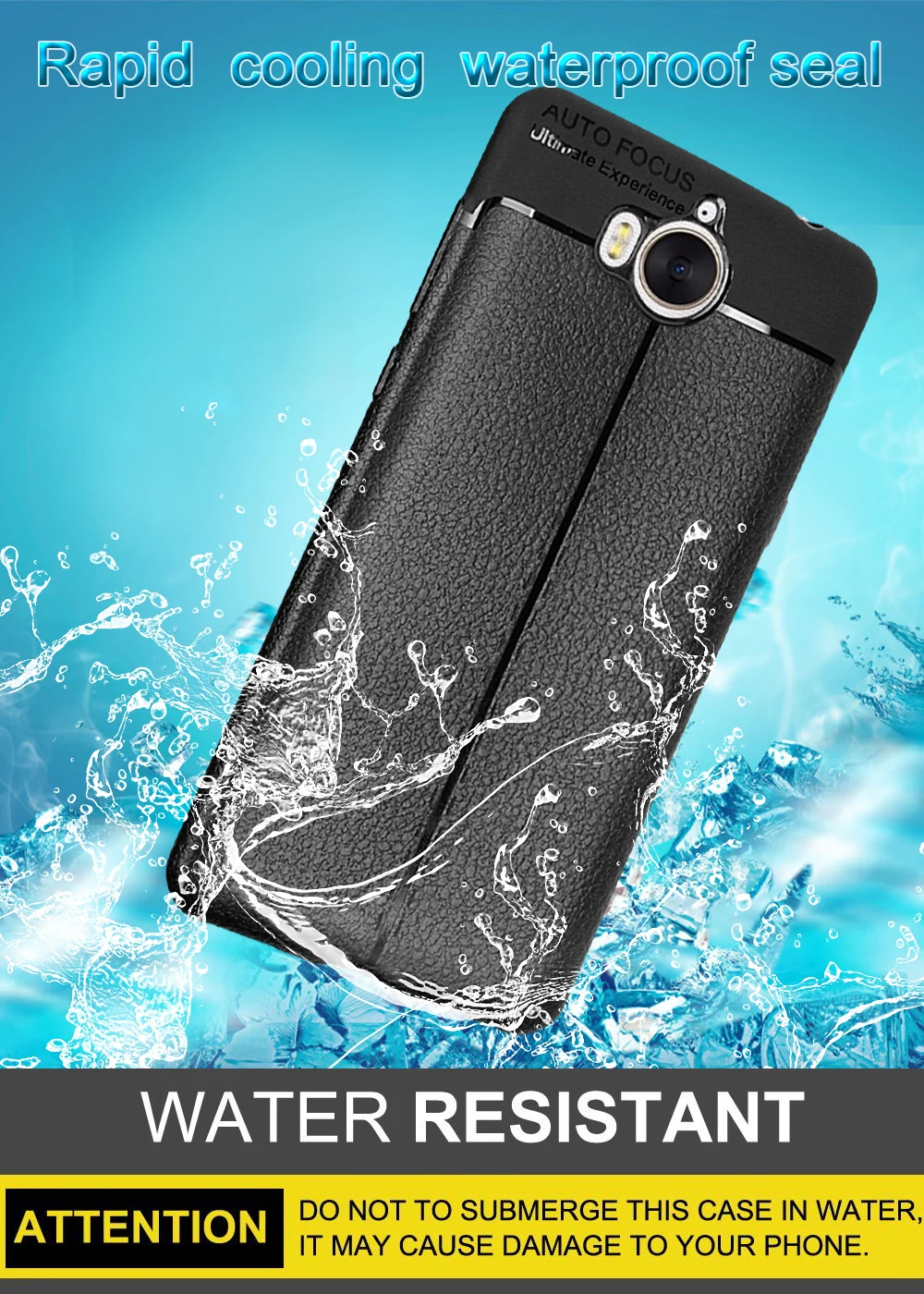 For Huawei Y6 2017 /Y5 III 3 /Honor 6 Play Case Slim Leather Texture Soft Rubber Silicone TPU Phone Protective Shell |