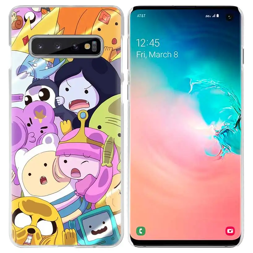 05 Из мультфильма «Время приключений» чехол для samsung Galaxy S10 5G S10e S9 S8 M30 M20 M10 J4 J6 плюс J8 Note 8 9 чистой твёрдой ПВХ-чехол для телефона чехол - Цвет: 05
