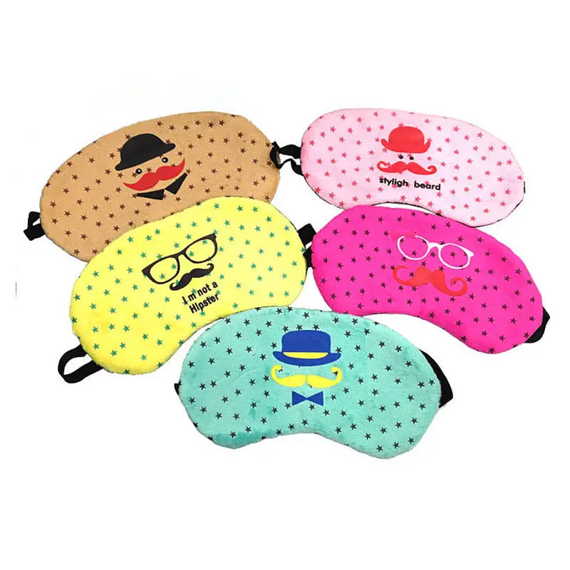 1 шт. мягкая маска для глаз Kwaii путешествий дома отдыха сна тени Blinder Blindfold Eyeshade