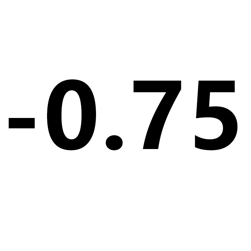 -0.75 Стильный расстояние очки мужские женские близорукость-0,25 до-6,0 недальновидно линзами золото ретро кадров круглые и овальные очки - Цвет оправы: -0.75