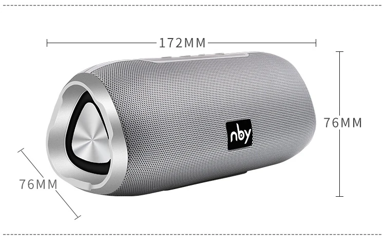 Nby6670 водонепроницаемый Bluetooth динамик 10 Вт Портативный беспроводной громкий динамик 3D стерео hifi звуковая система открытый динамик s fm радио TWS