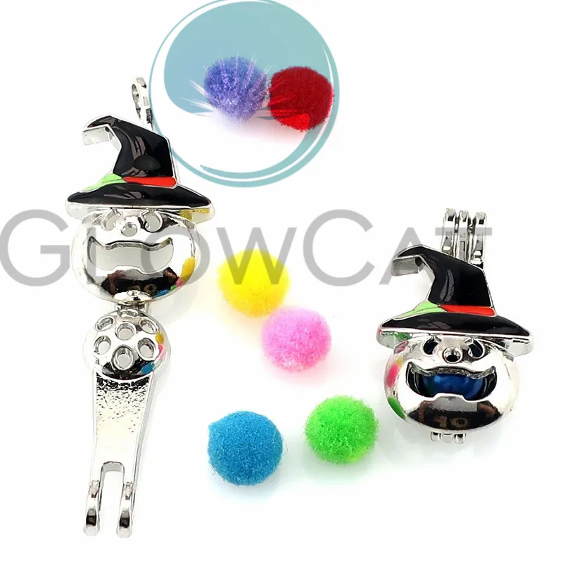 Эмалированные шарики в виде совы-паука 5 цветов парфюмированный диффузор