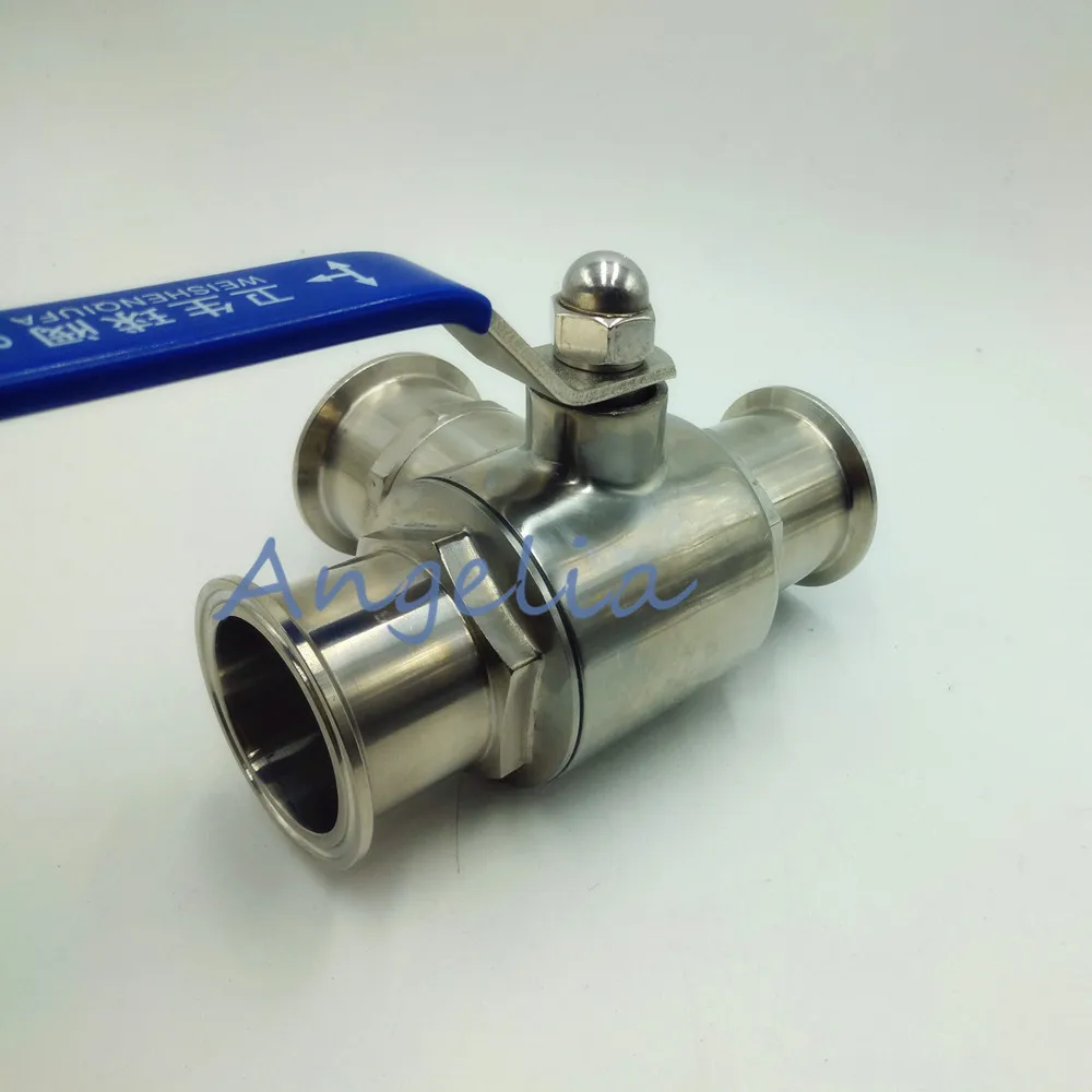 1-1/4 &quotНержавеющая сталь 304 T тип тройной зажим соединение санитарно шаровой