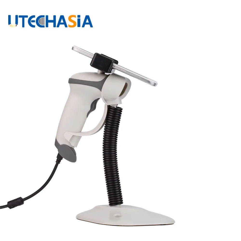 2D беспроводной Bluetooth сканер штрих кода HS02 CMOS Сканер Штрих считыватель QR Micro PDF417