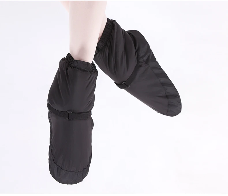 Elasta Bootie; теплые балетки для женщин; Танцевальная обувь; зимние теплые пуховые сапоги для женщин; Цвет фиолетовый, черный