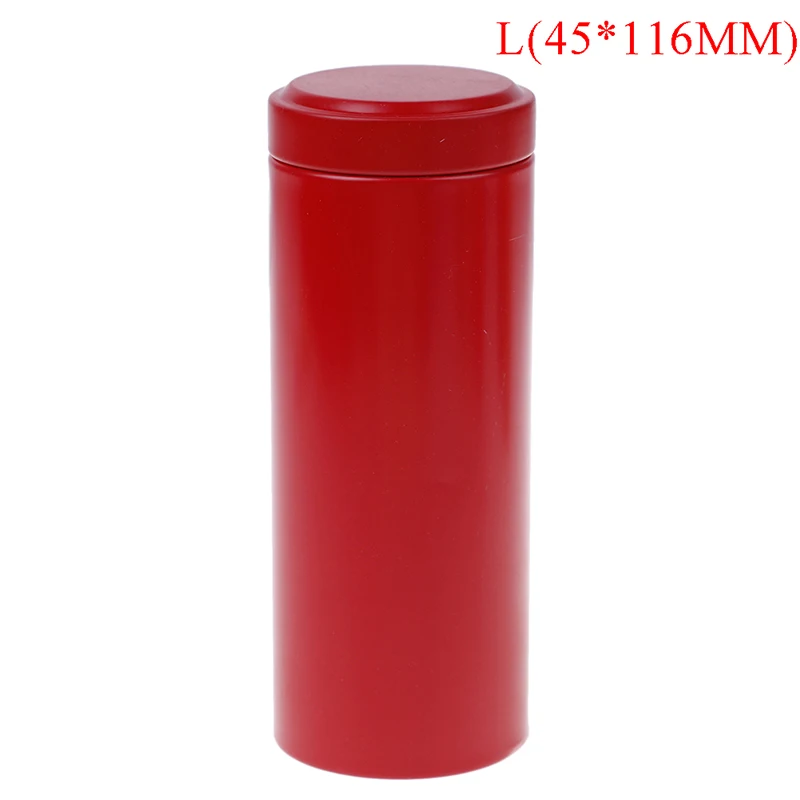 45x114mm Контейнер портативный дорожный чайный держатель для салфеток ea Caddy Мини Алюминиевые закрывающиеся коробочки для хранения кофе порошок банки чайные листья - Цвет: 45x114mm