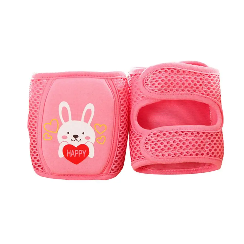 Newborn Children's Anti-fall Knee Breathable Mesh Pads Adjustable Baby Crawling Summer Print Child Toddler Warm Leg Cover | Мать и